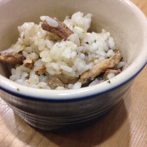 さんま缶で！簡単炊き込みご飯